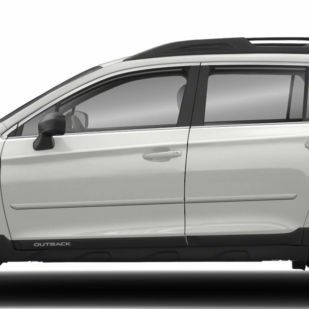 thumbnail image 2 of Painted Body Side Moldings For Subaru Outback 2010-2019 - Dawn Enterprises #FE-OUTBACK 2 of 6